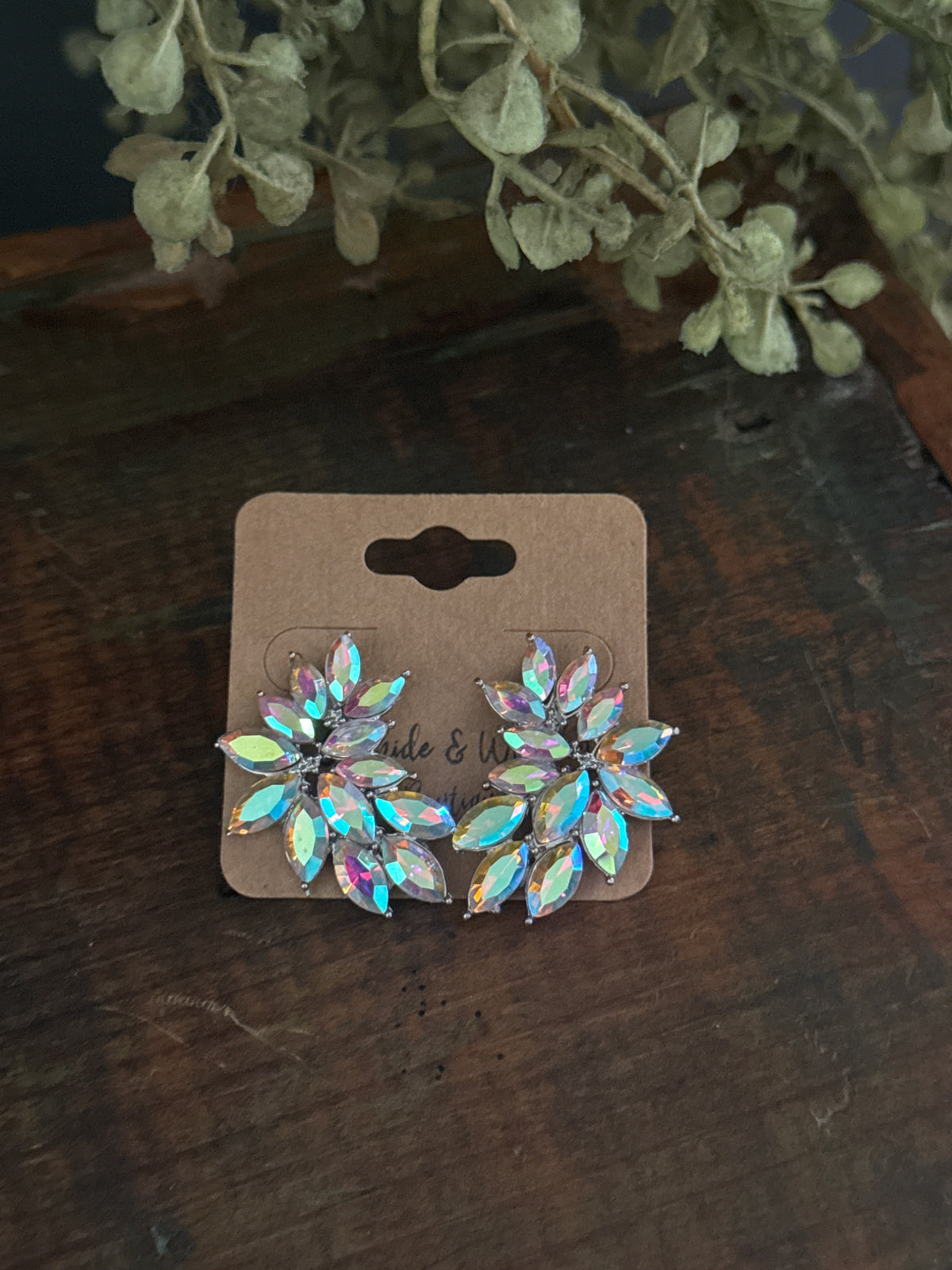 Curved Ice Spike - Earrings