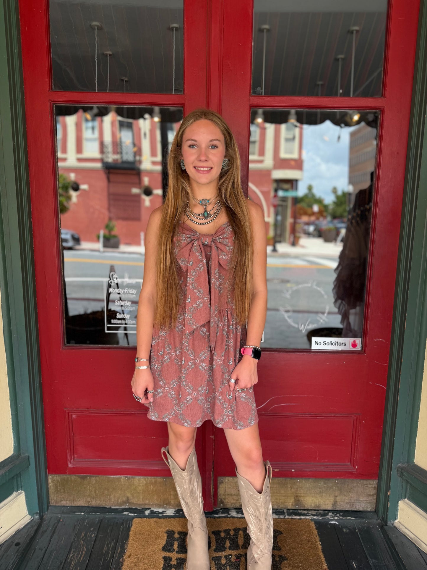 The Wynona – Paisley Dress