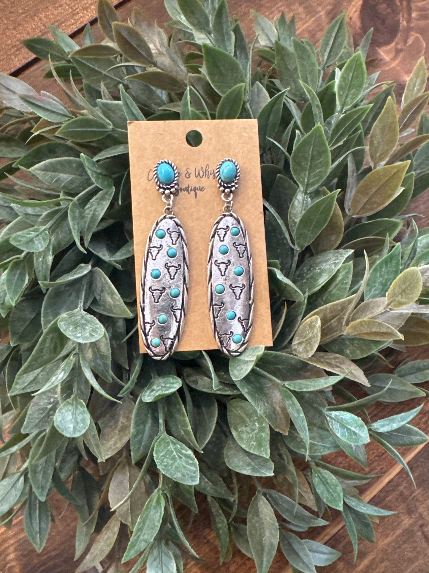 Bull Stamp - Earrings