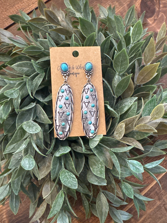 Bull Stamp - Earrings