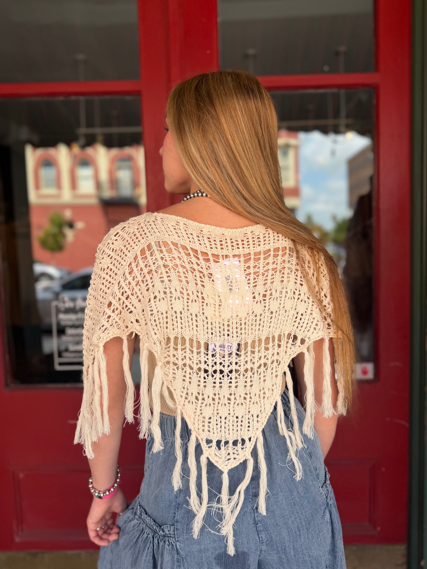 Whispering Sands – Crochet Poncho