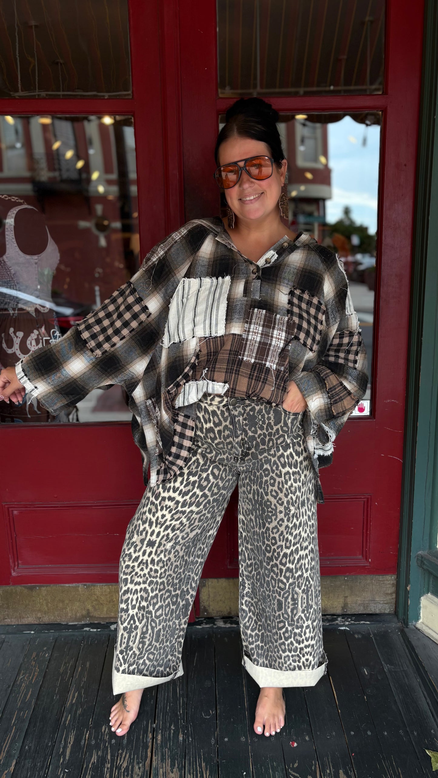 Outpost Plaid – Hooded Shirt