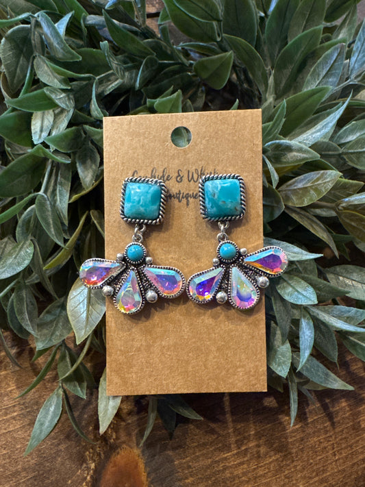Western Splash - Earrings