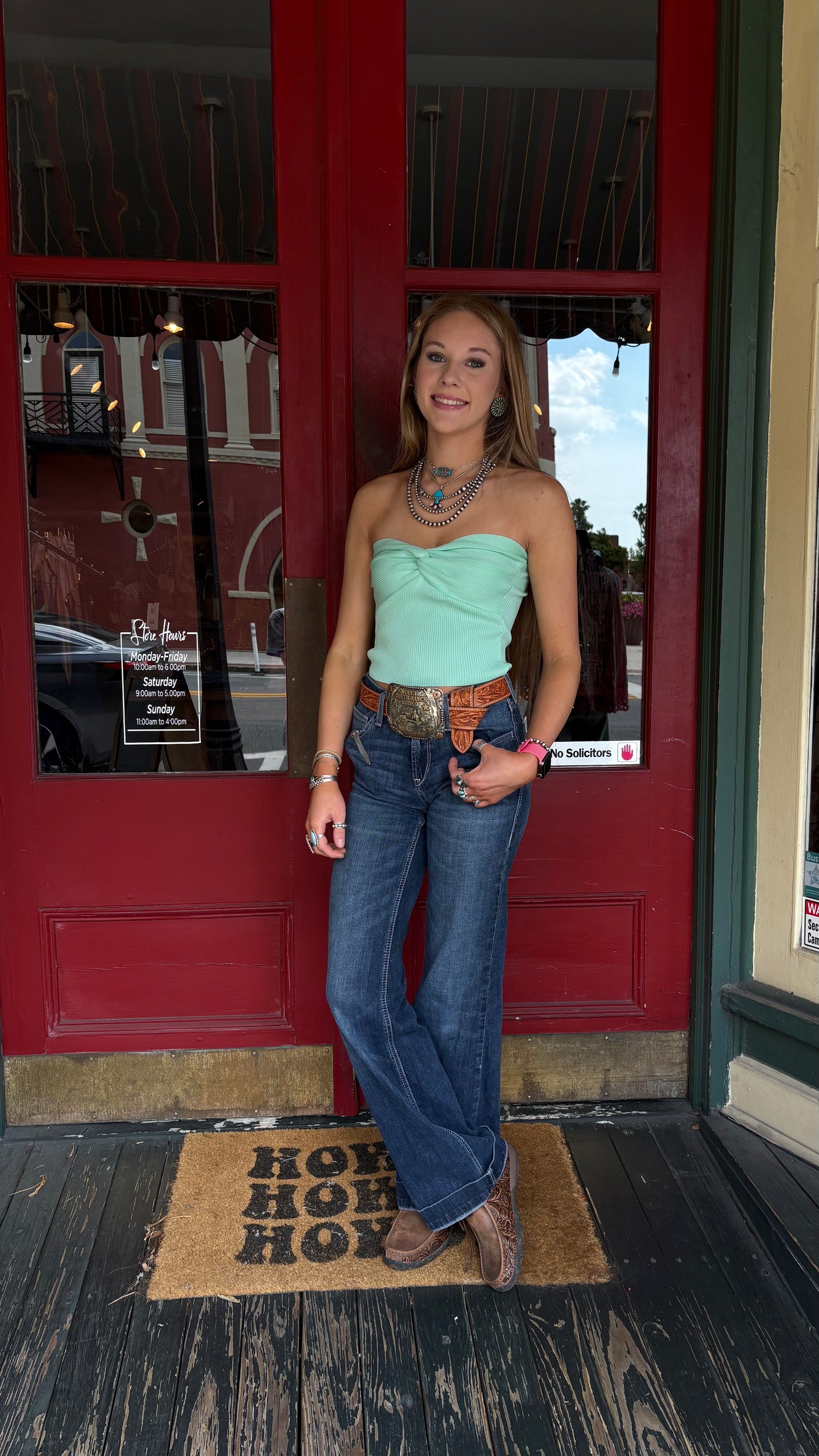 Twisted Charm – Mint Tube Top