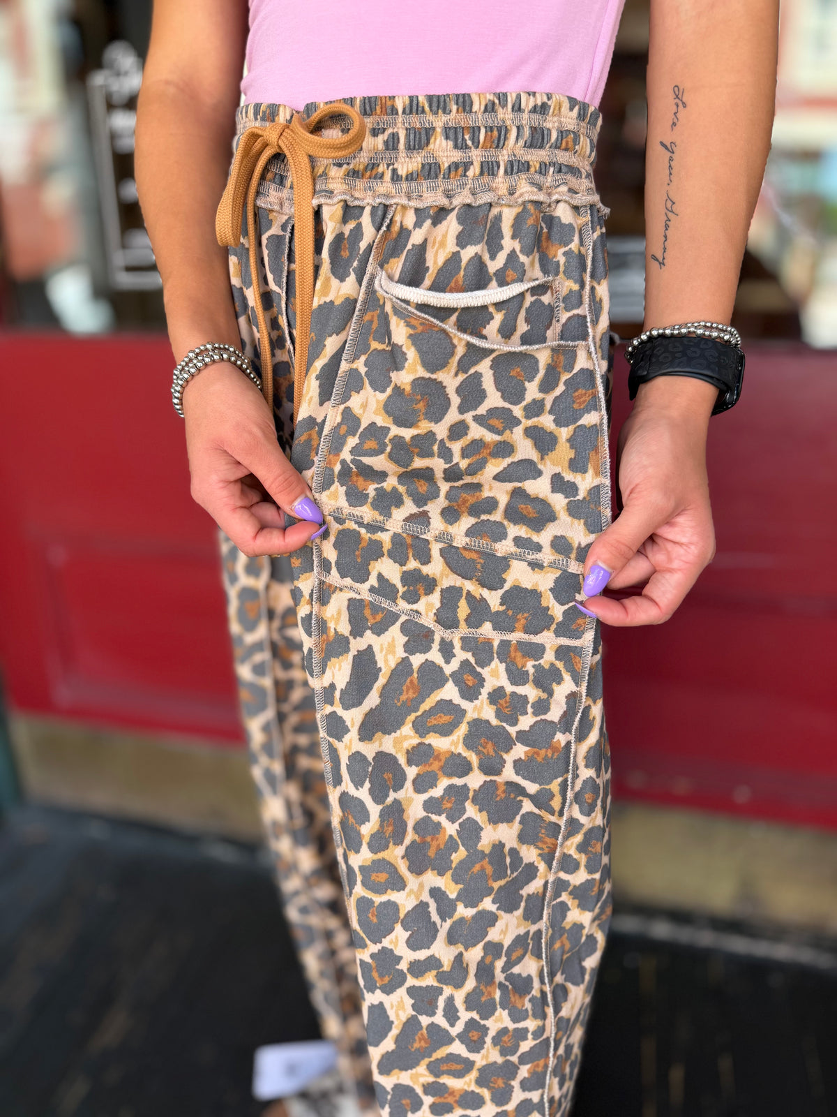 Wildcat Wrangler – Leopard Barrel Pants