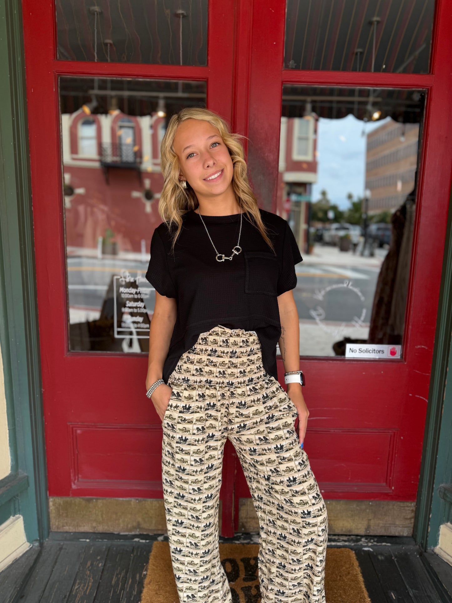 Open Range Trails – Western Print Pants