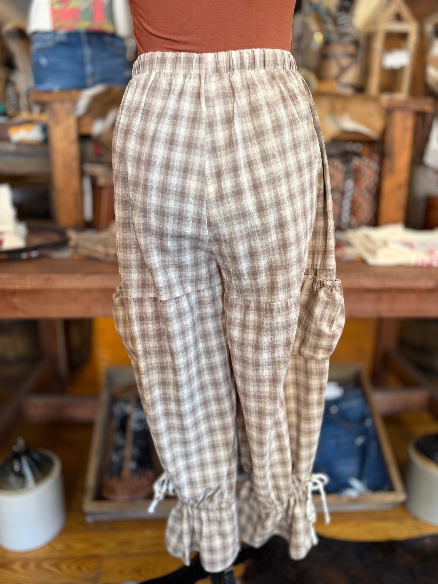 Porchside Pretty – Gingham Pants