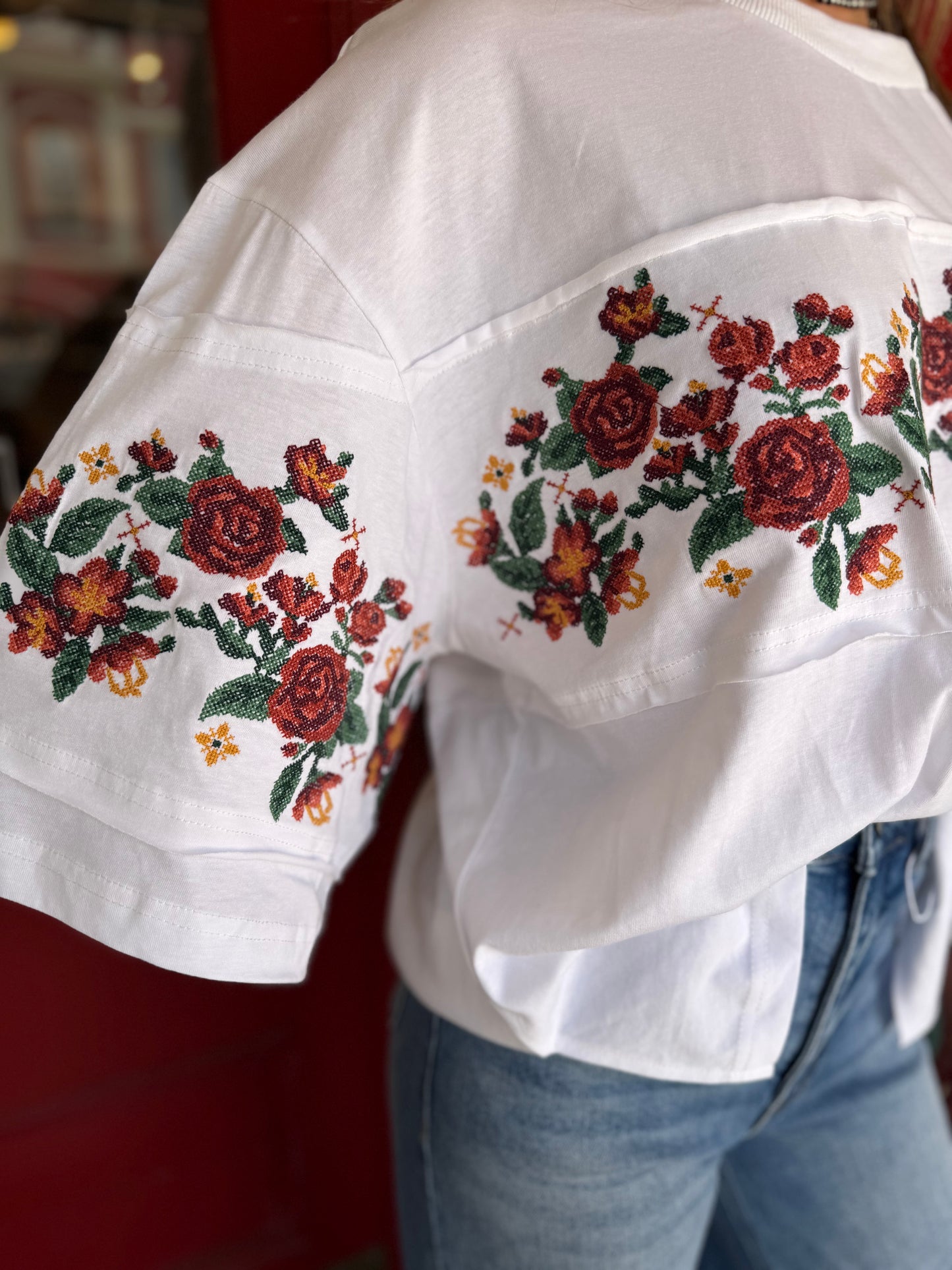 Wildflower Stitch – Embroidered Knit Top