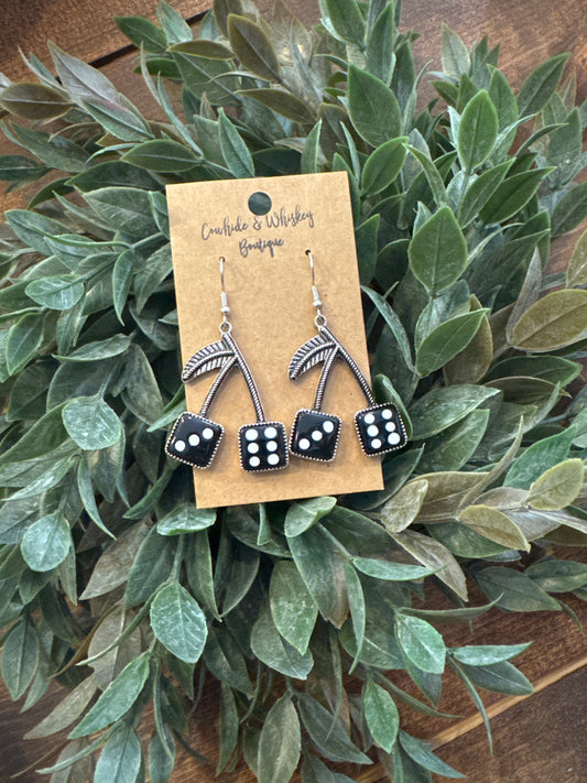Dice Cherries - Earrings