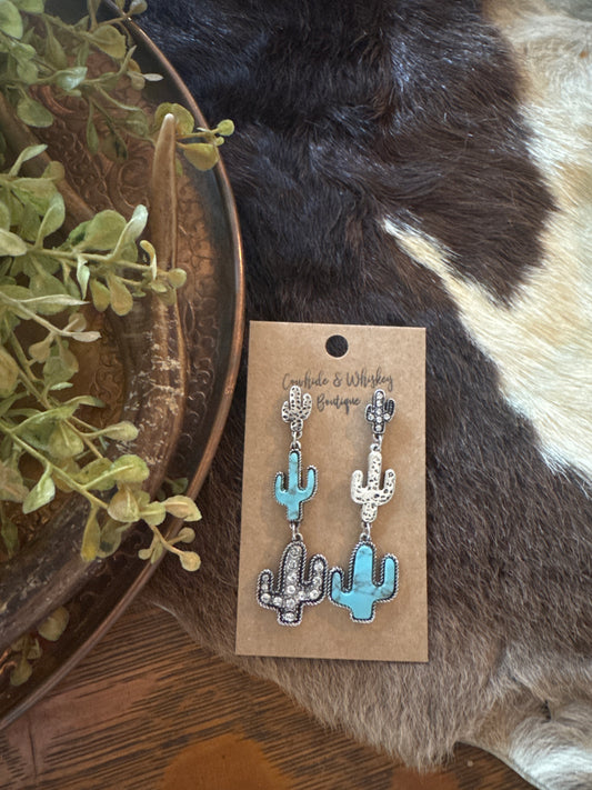 Cactus Sky - Earrings