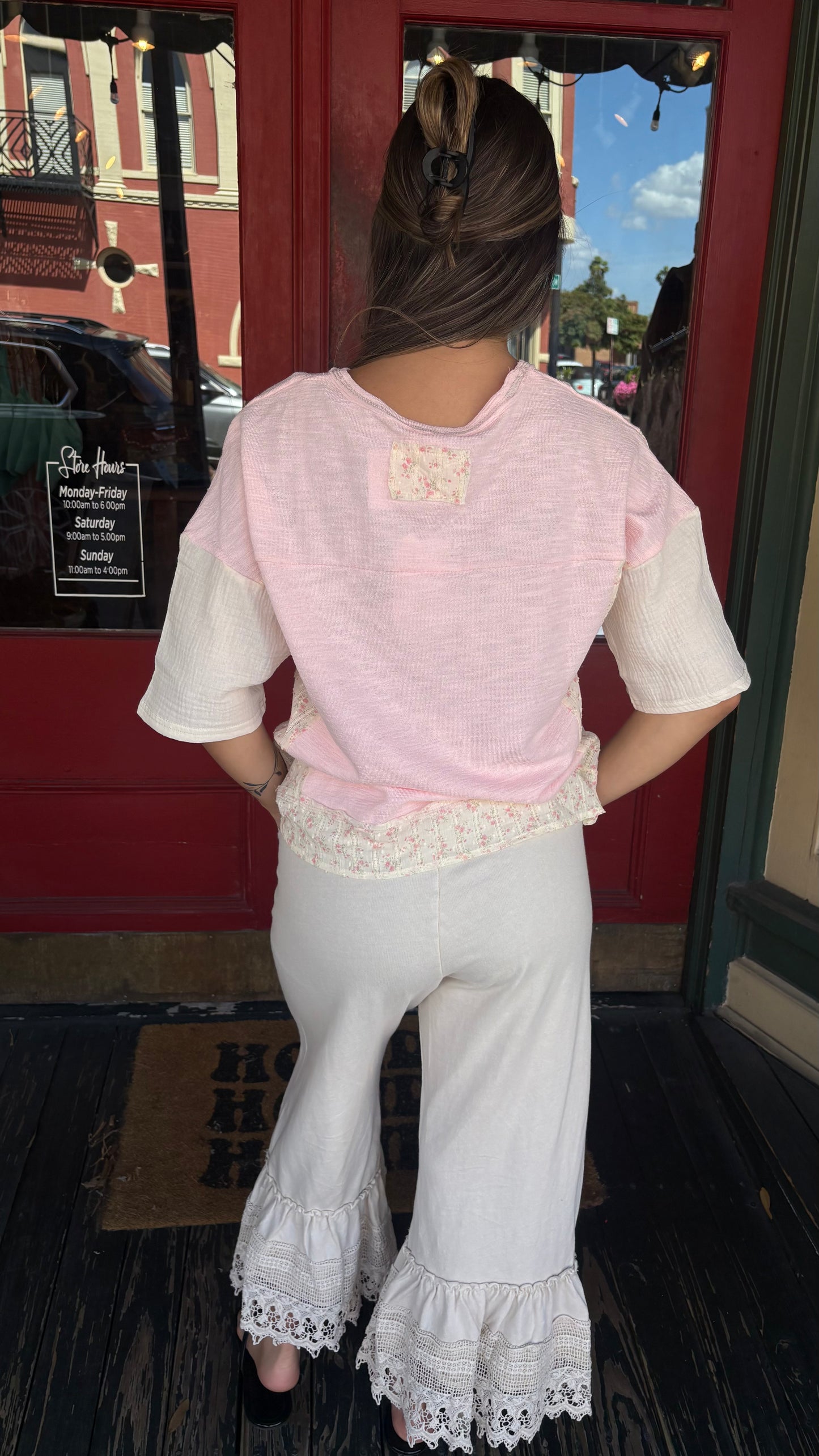 Rosewater Garden – Pink Tee
