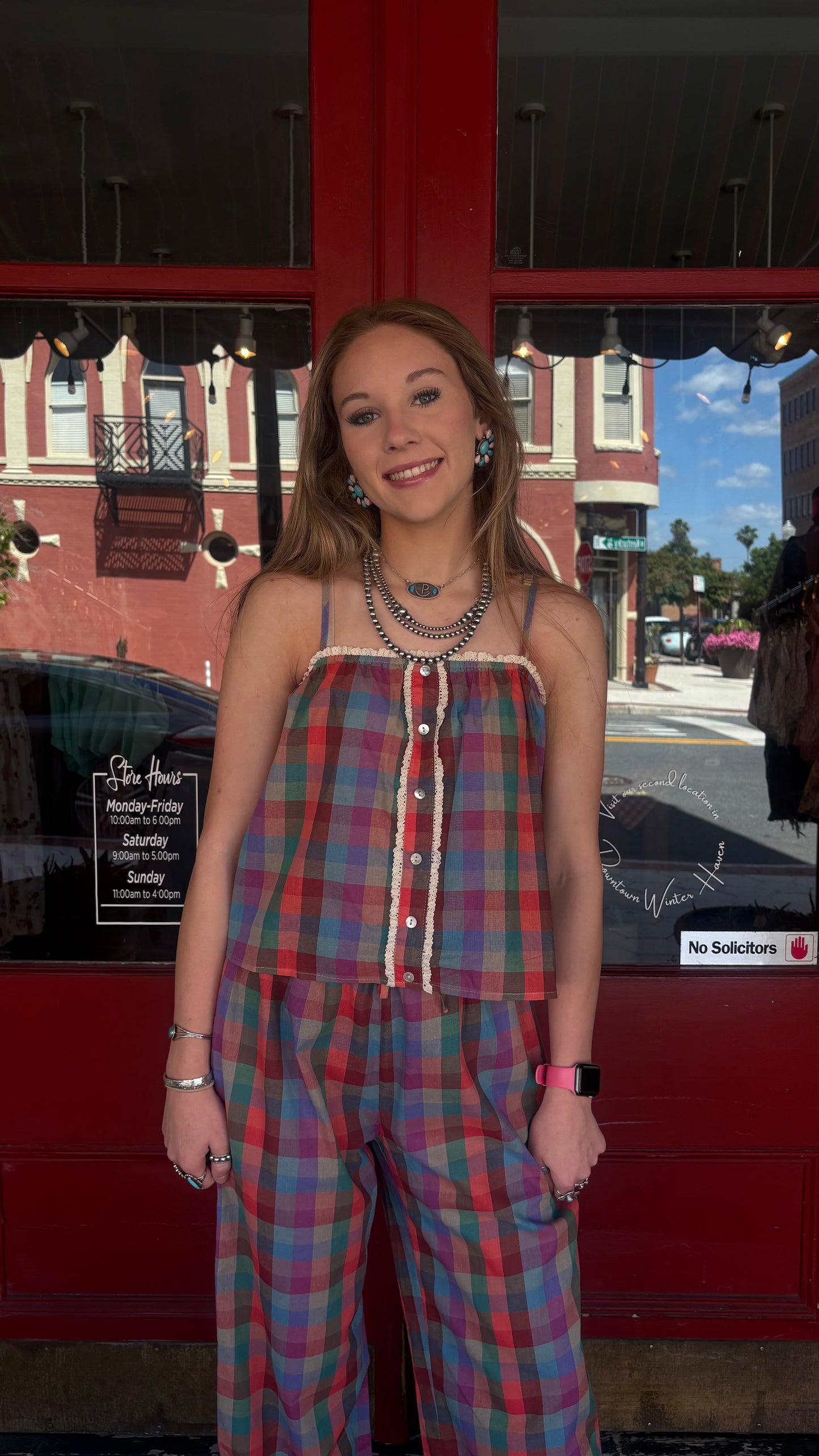 Candy Plaid – Multicolor Tank