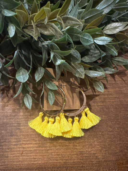 Highlighter Hoops - Earrings