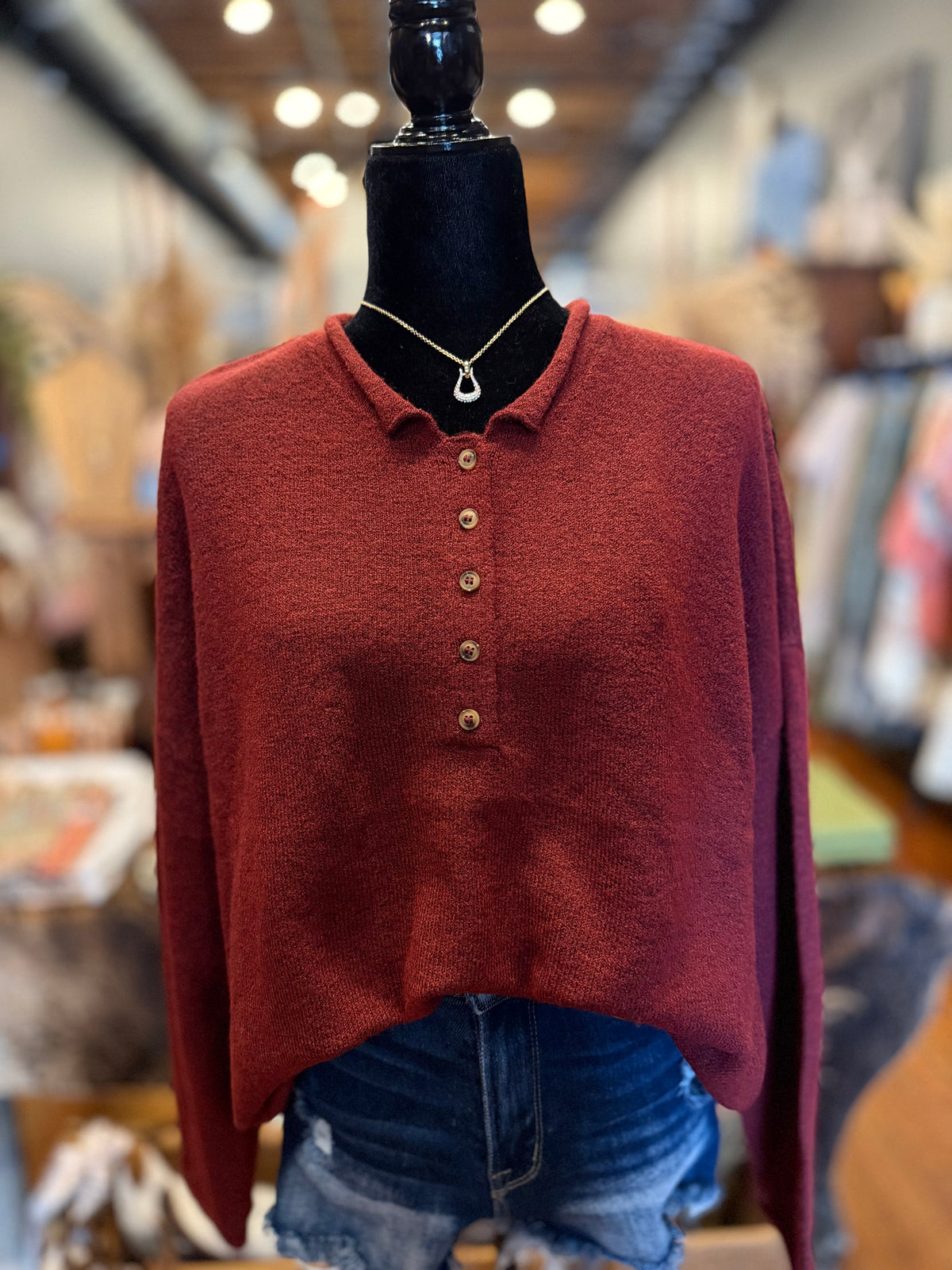Burgundy Ridge – Henley Top