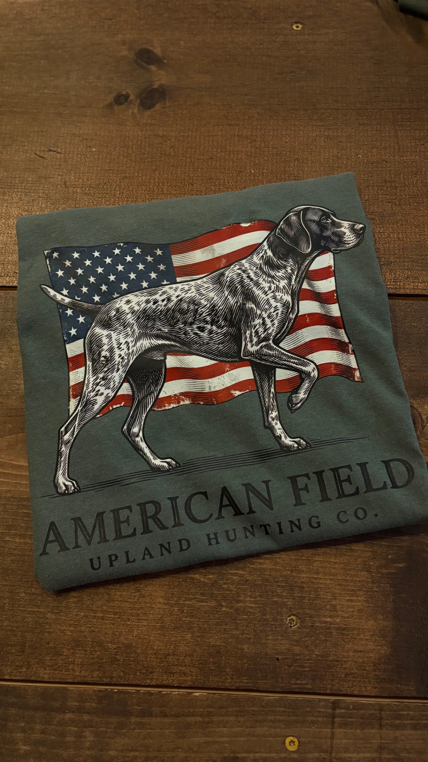 American Pointer – Hunter Green Tee