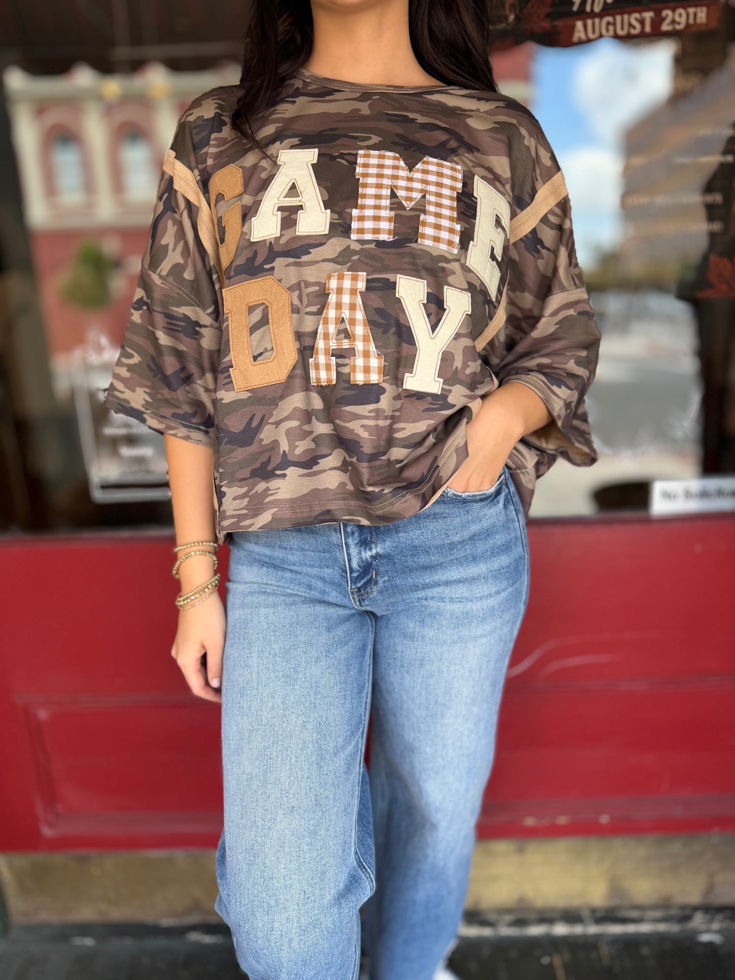 Kickoff Country – Camo Top