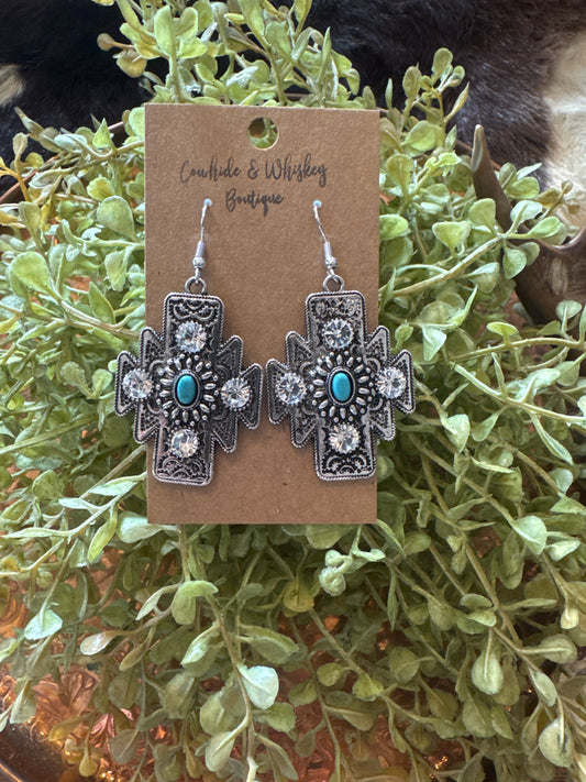 Aztec Bling - Earrings