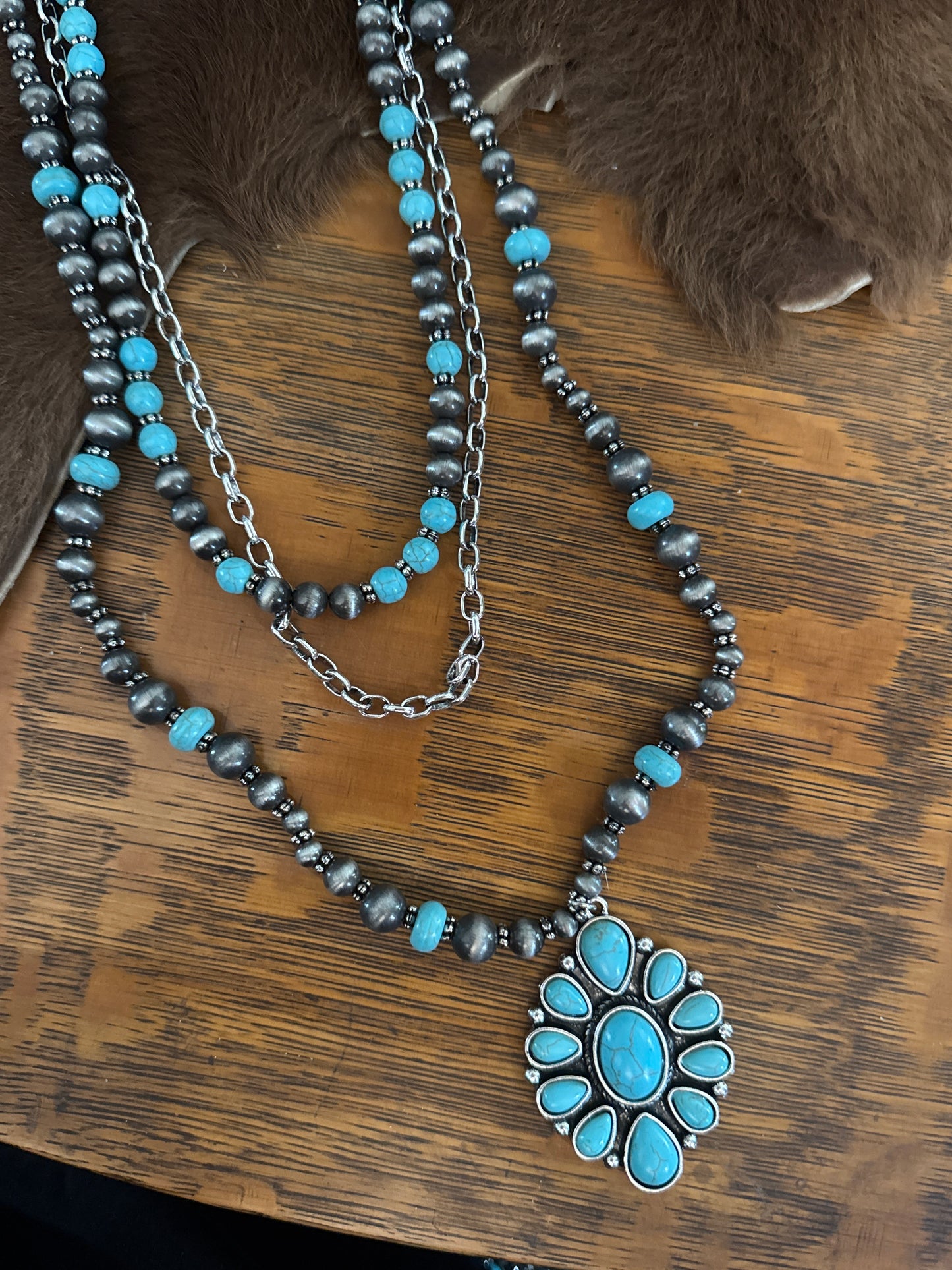 Chained Concho - Earrings