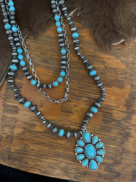 Chained Concho - Earrings