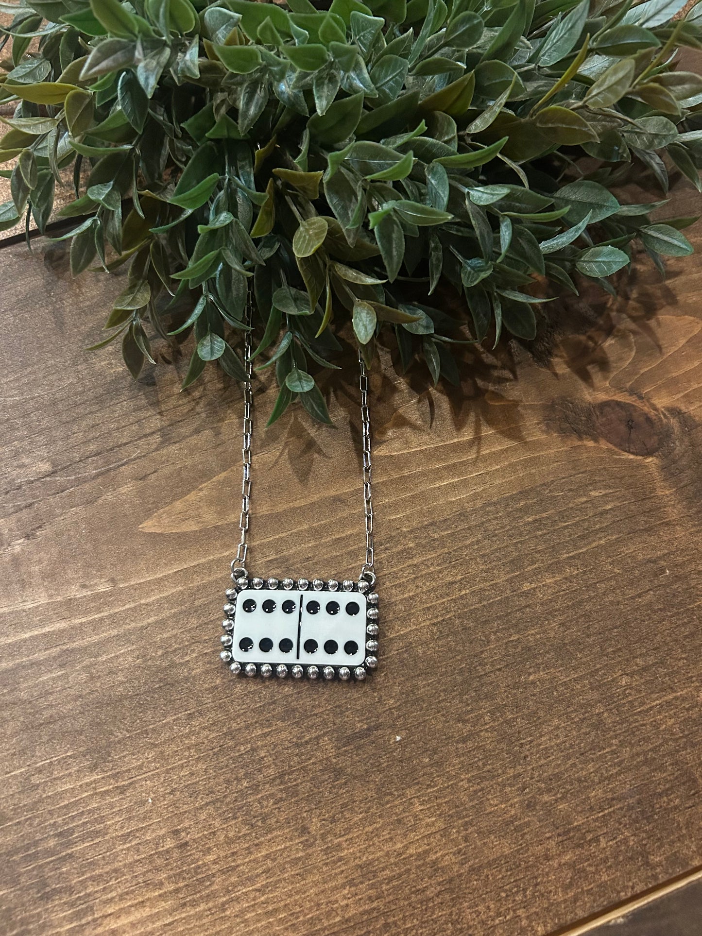 White Domino - Necklace