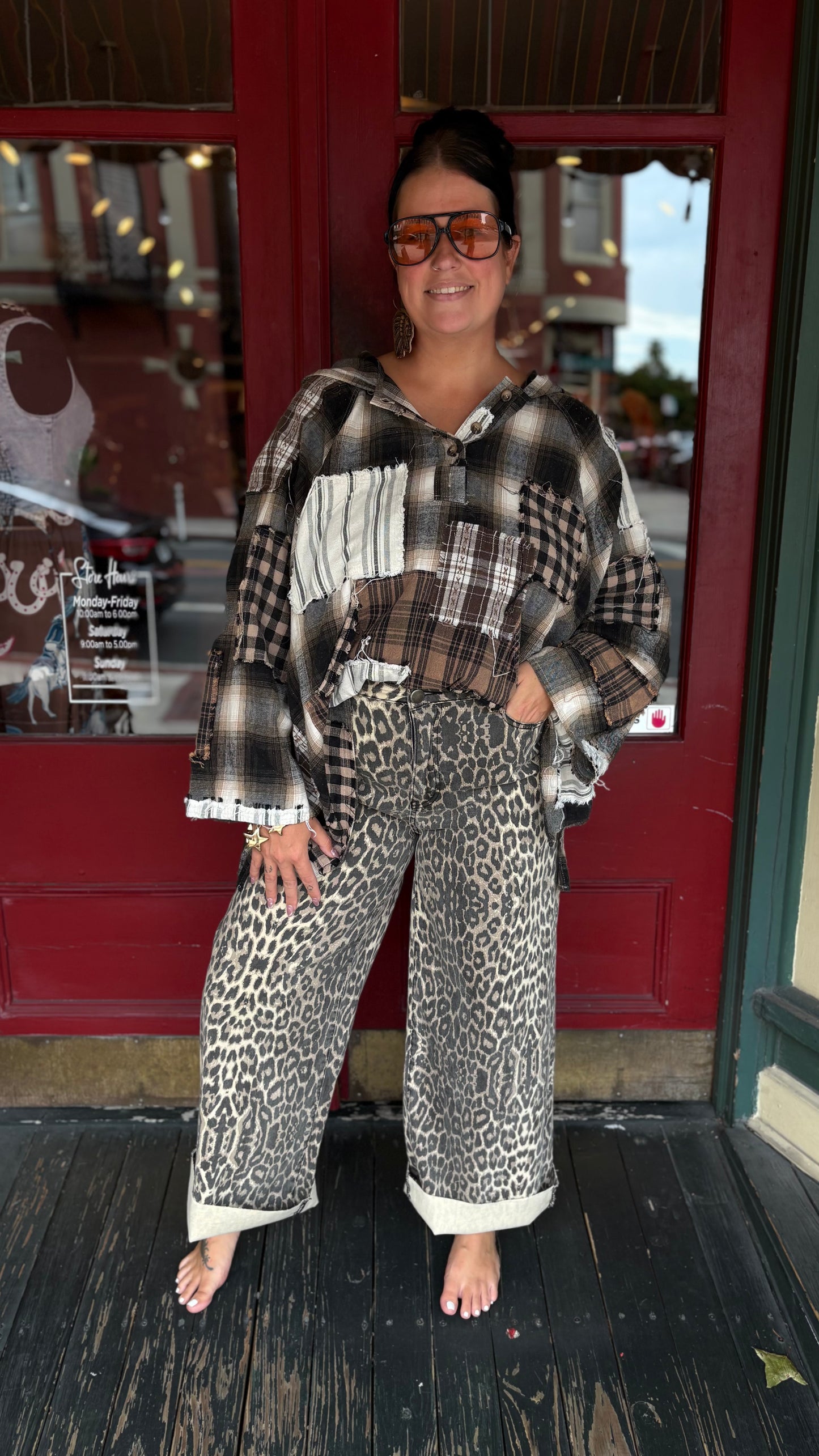 Outpost Plaid – Hooded Shirt