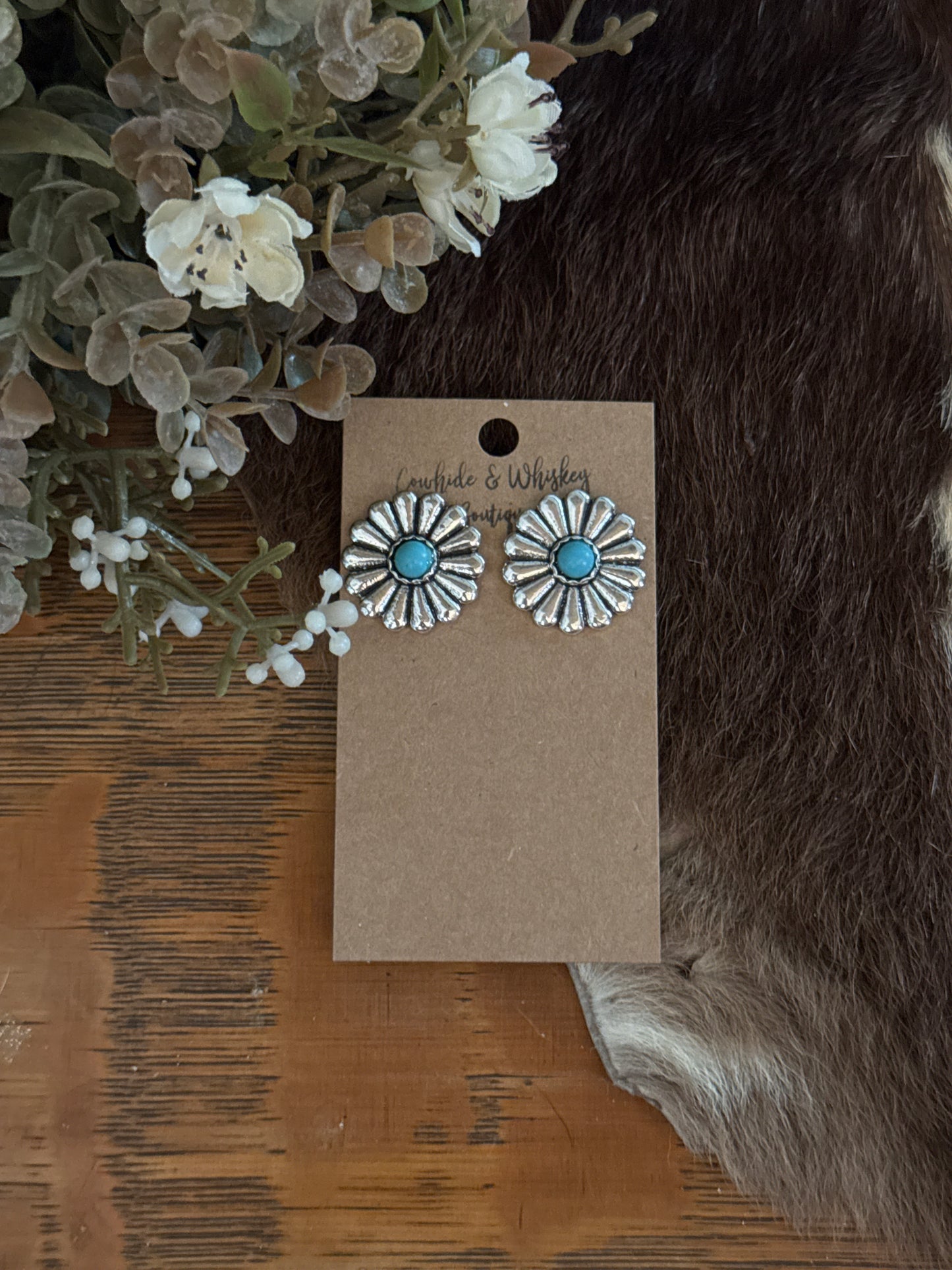 Sun Floral Post - Earrings