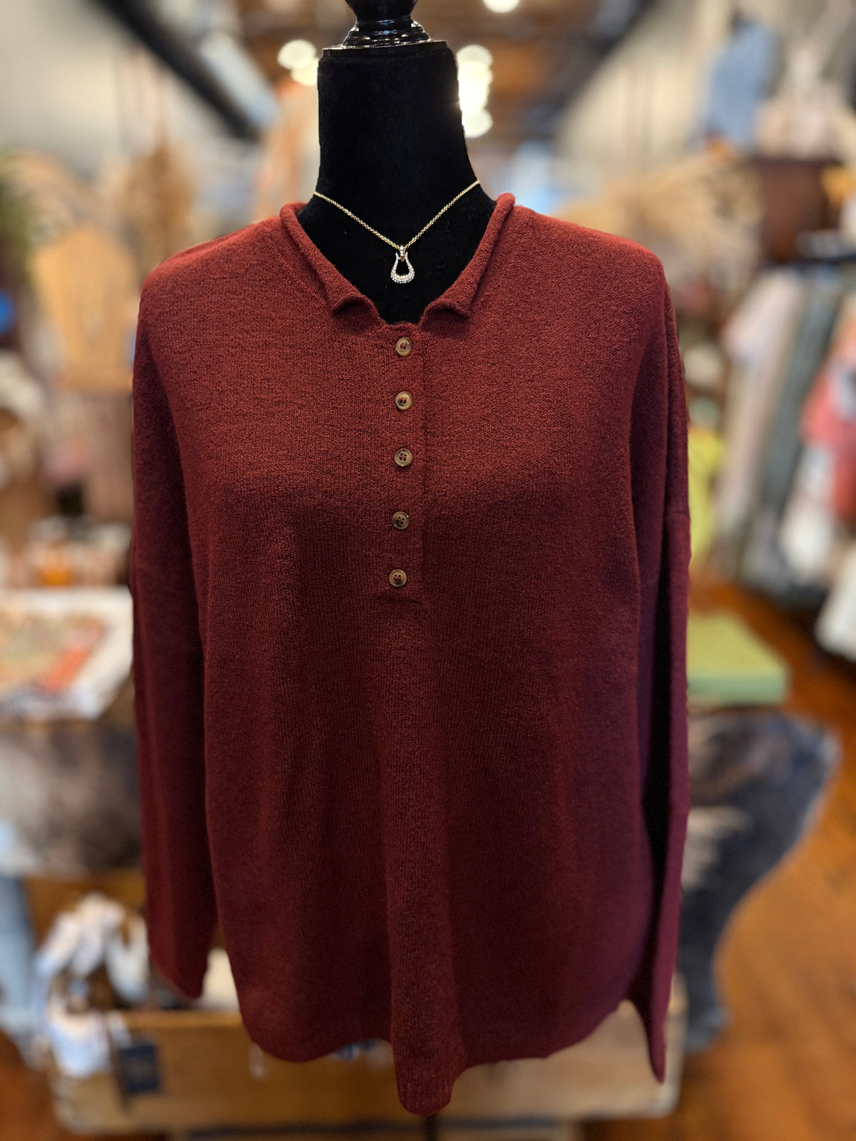 Burgundy Ridge – Henley Top