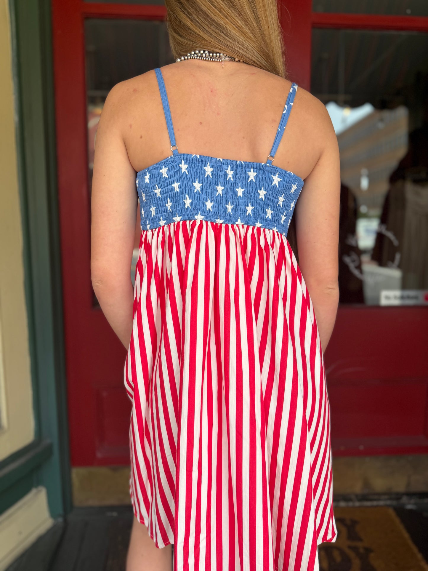 Sweet Liberty – Flag Tank Dress