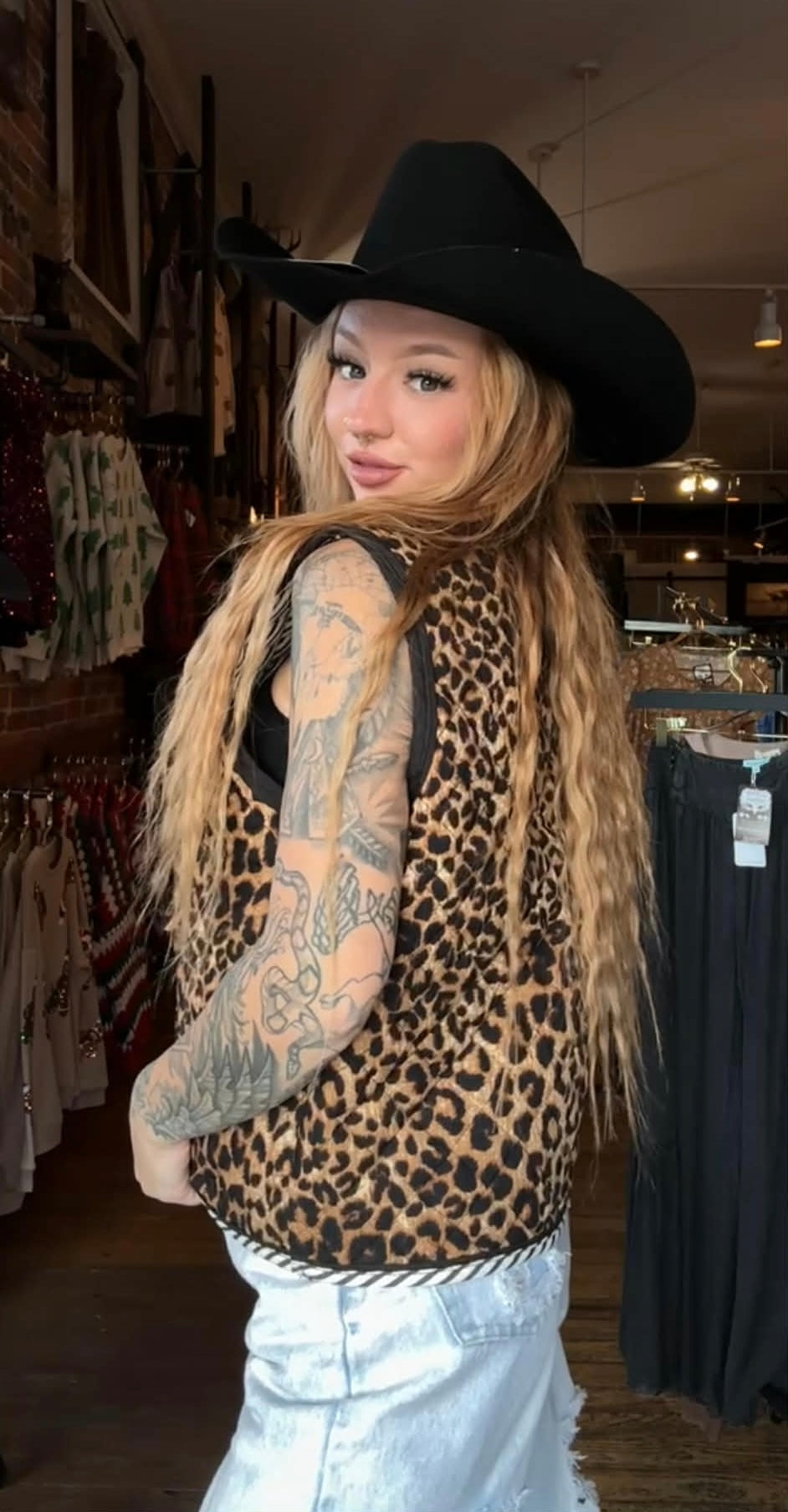 Wildline Whispers – Cheetah Quilted Vest