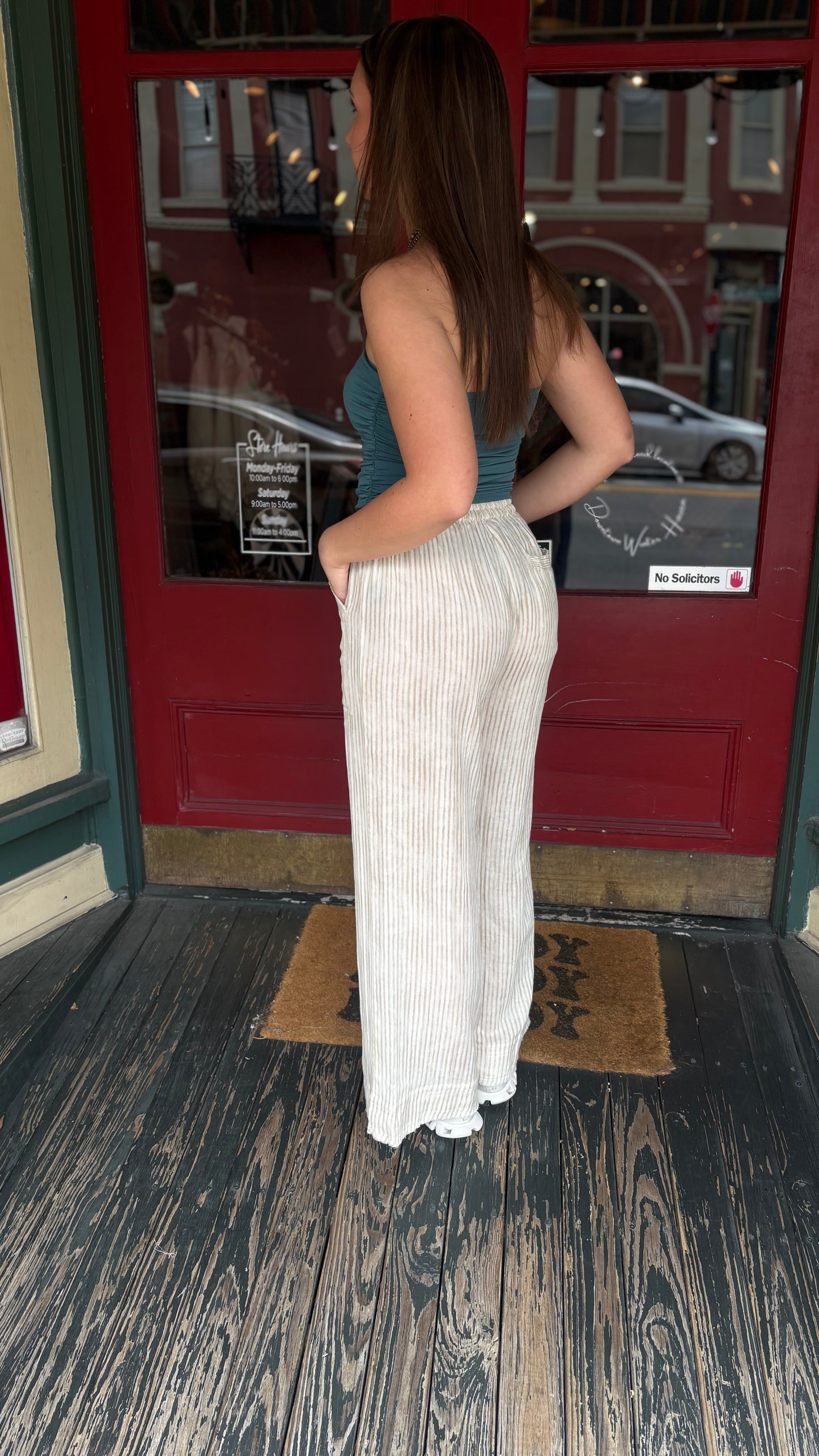 Cedar Creek Stripe – Straight Leg Pants