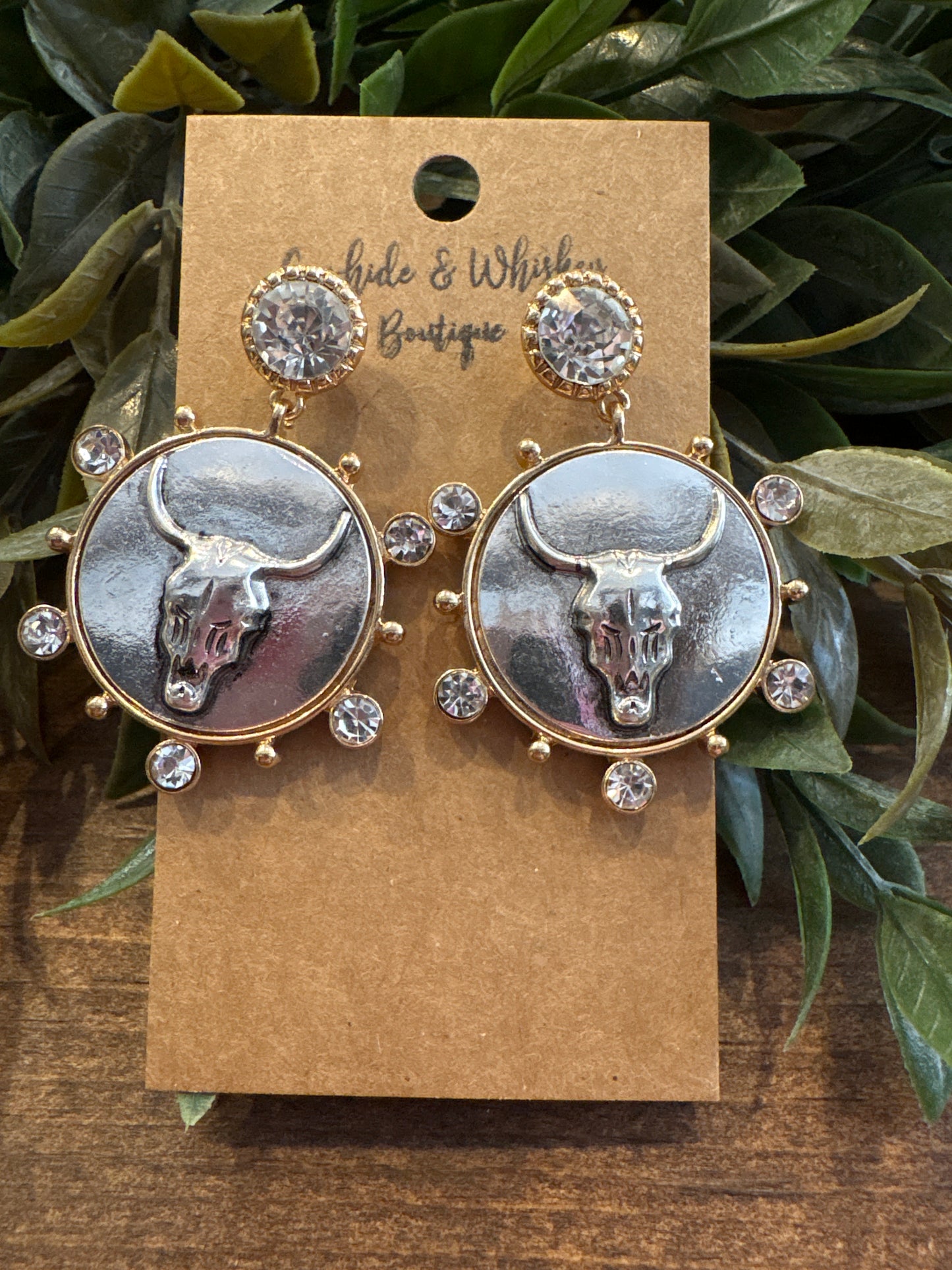 Fancy Bull Coin - Earrings