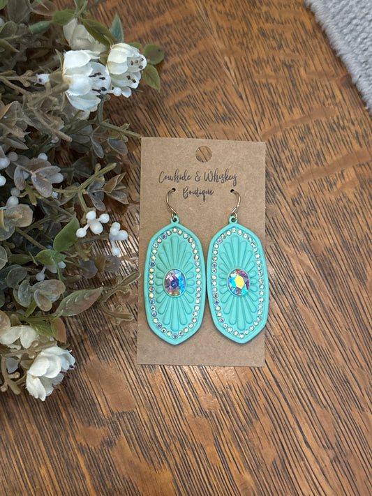 Mint Glam - Earrings