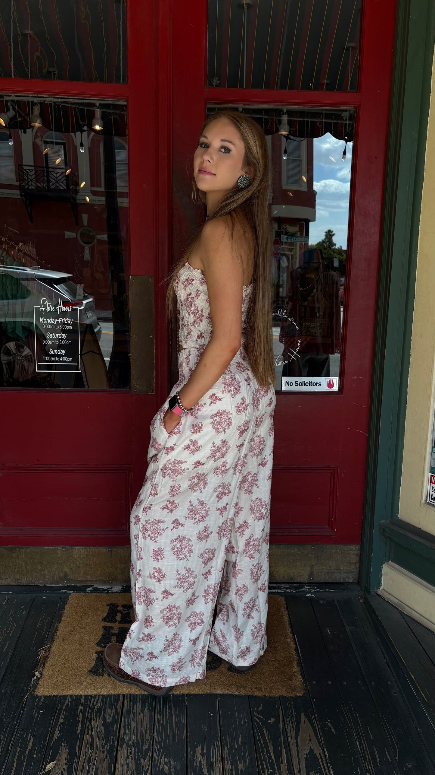 Southern Petals – Burgundy Set
