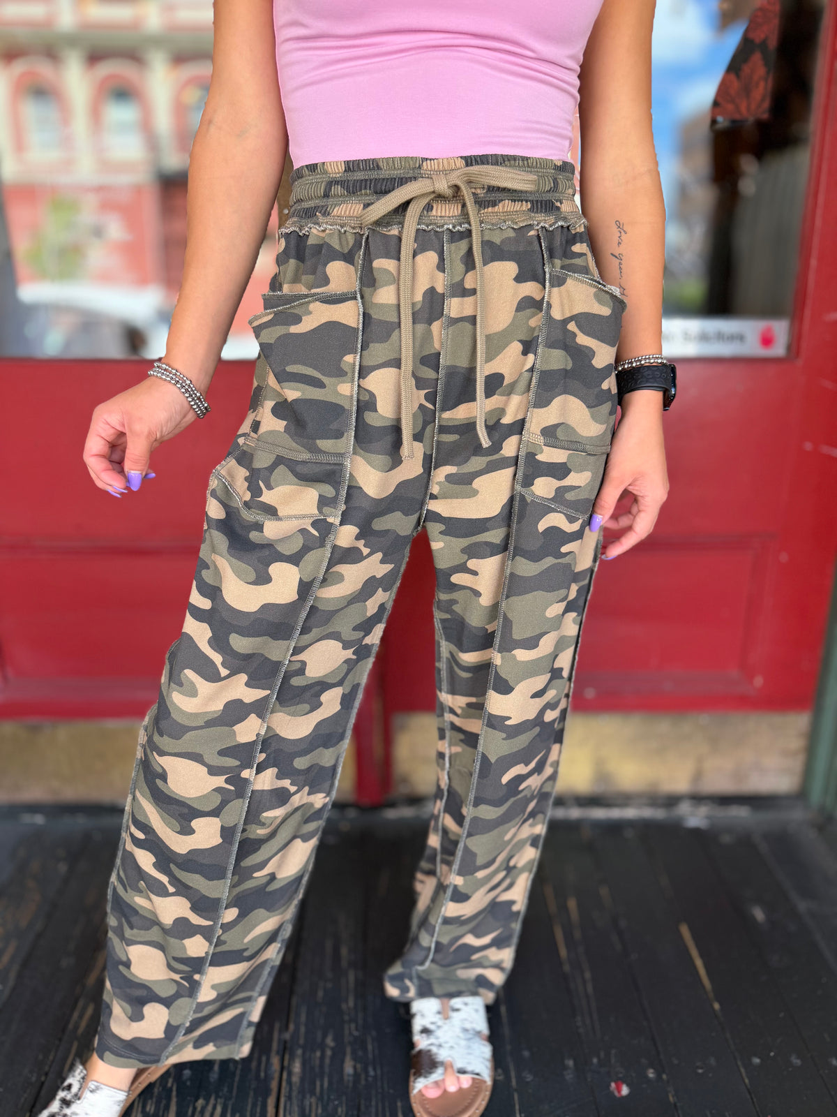 Rugged Trails – Camo Barrel Pants