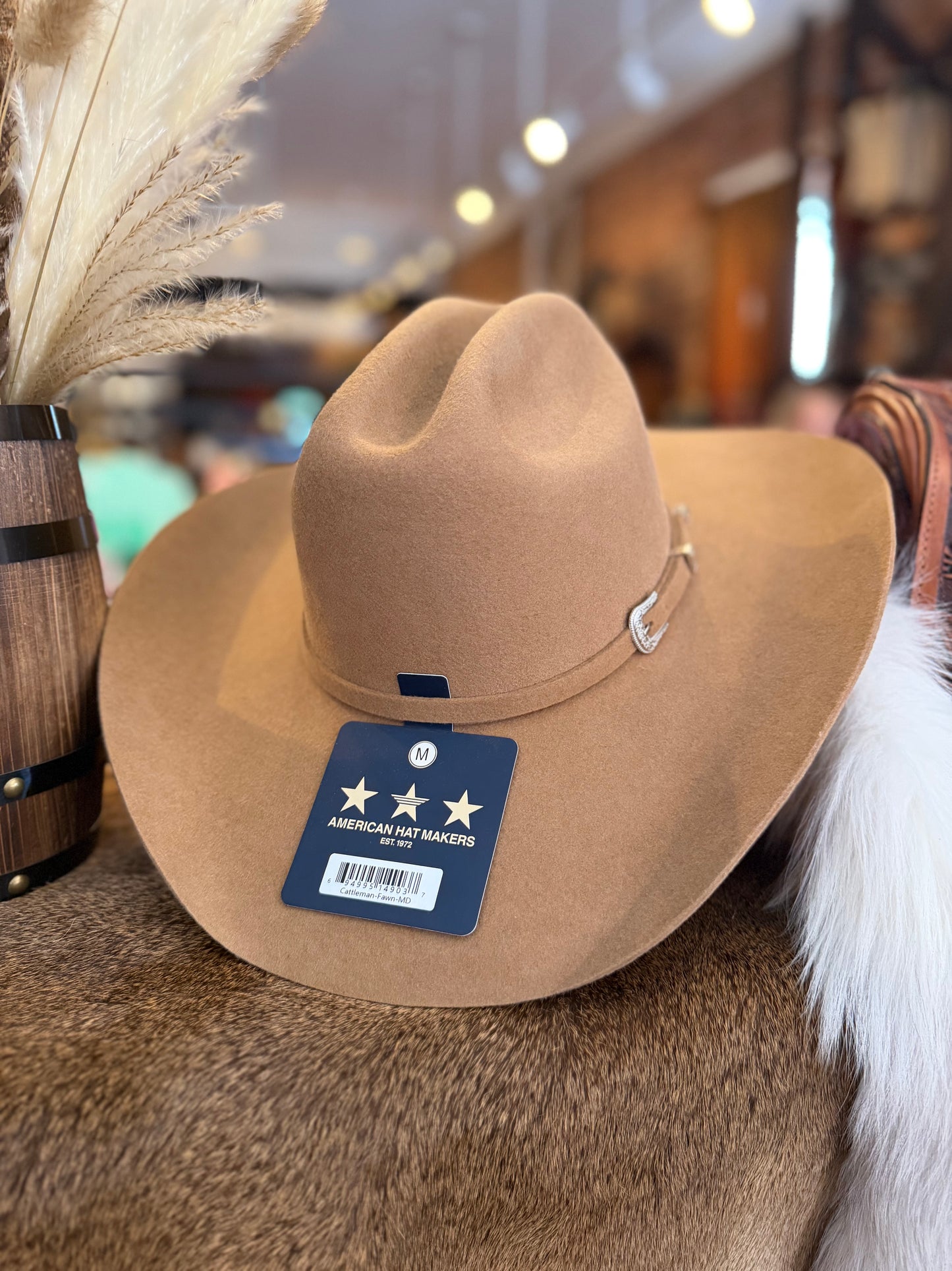 All American Cowboy Hat - Cattleman Shape