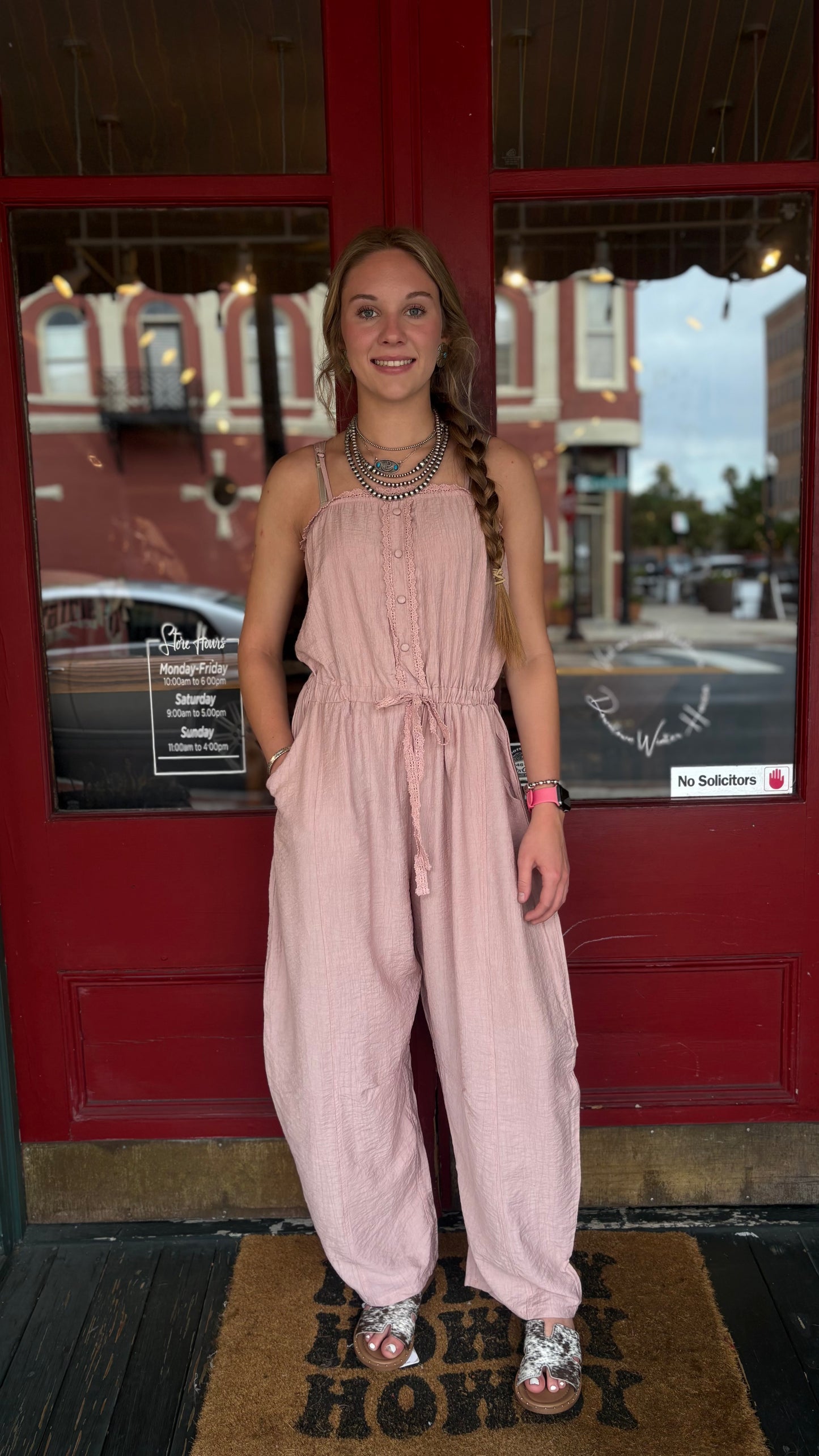Southern Blush – Pink Jumpsuit