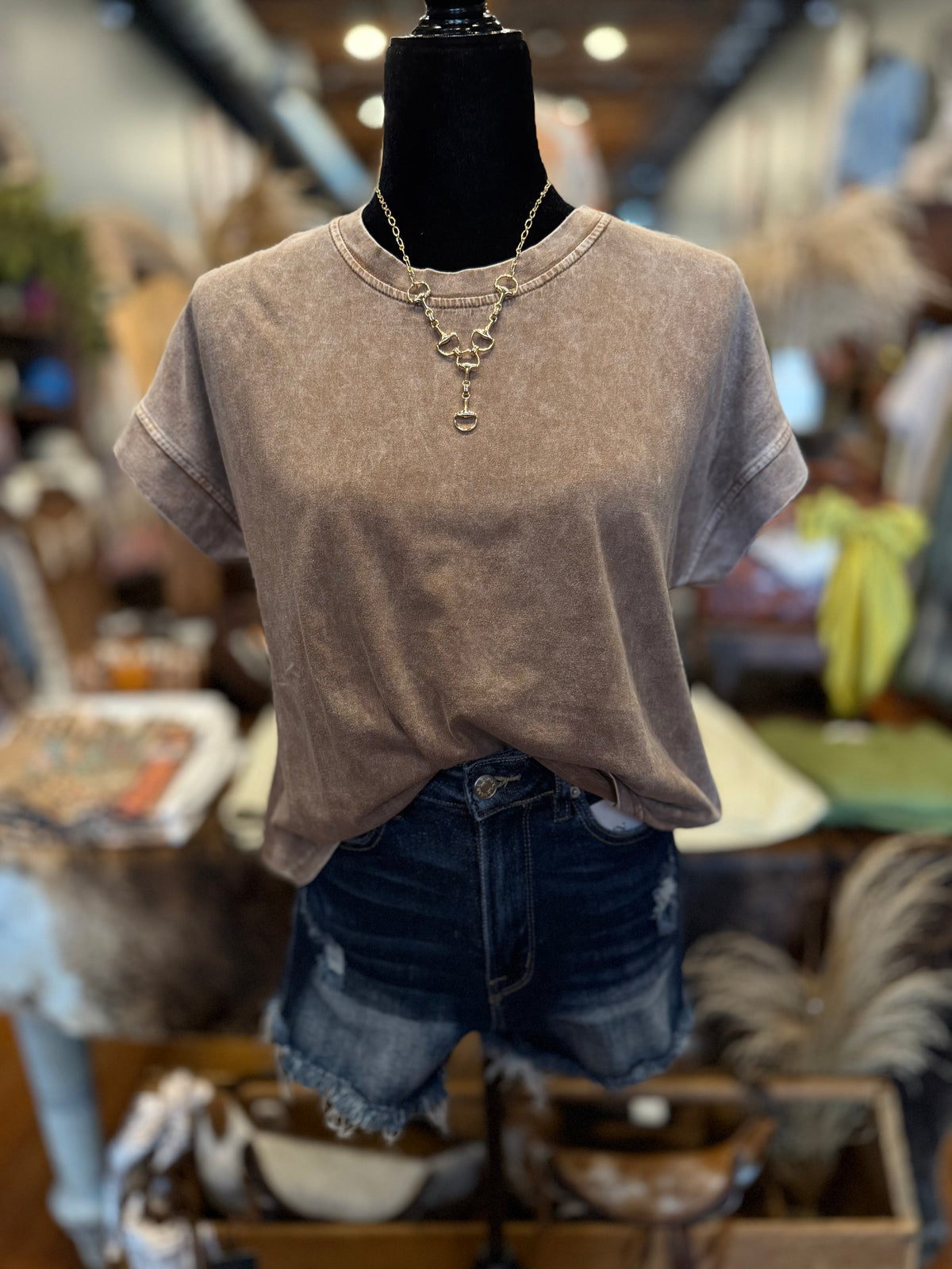 Coffee Country – Washed Boxy Top