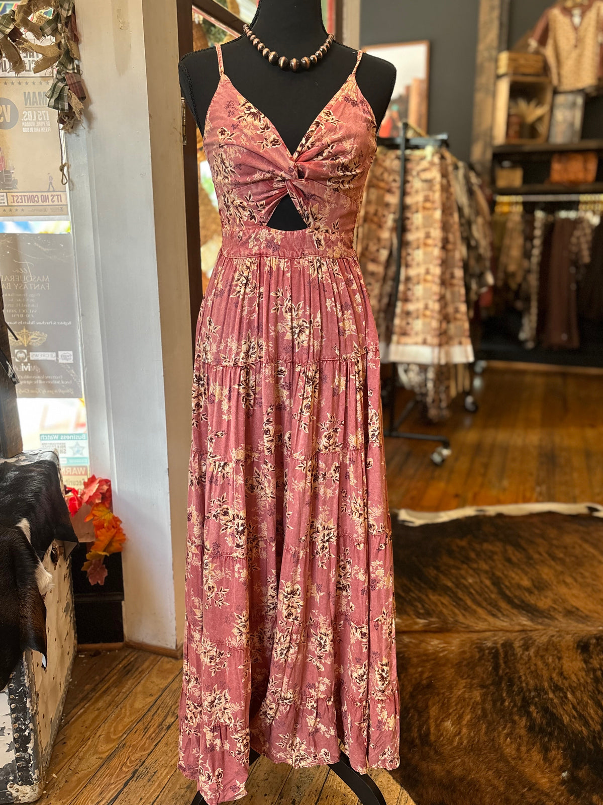 Blushwood – Rose Floral Maxi Dress