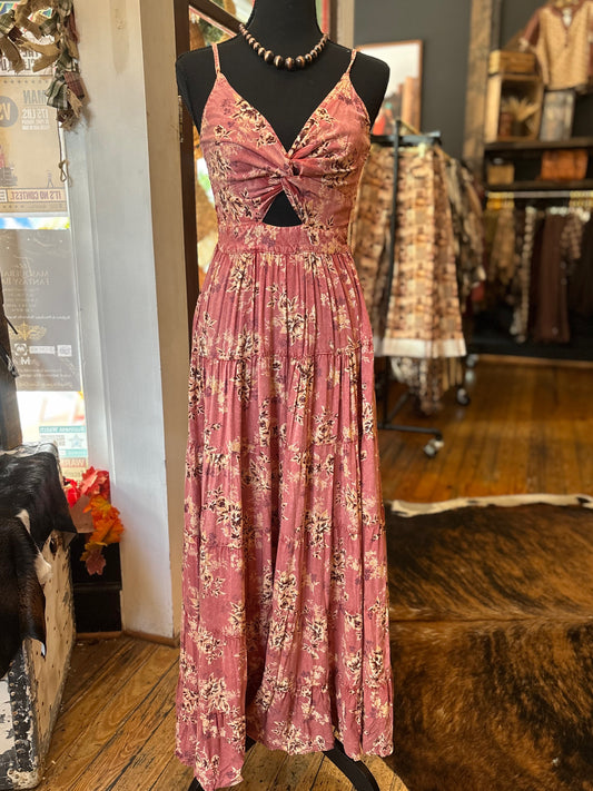 Blushwood – Rose Floral Maxi Dress
