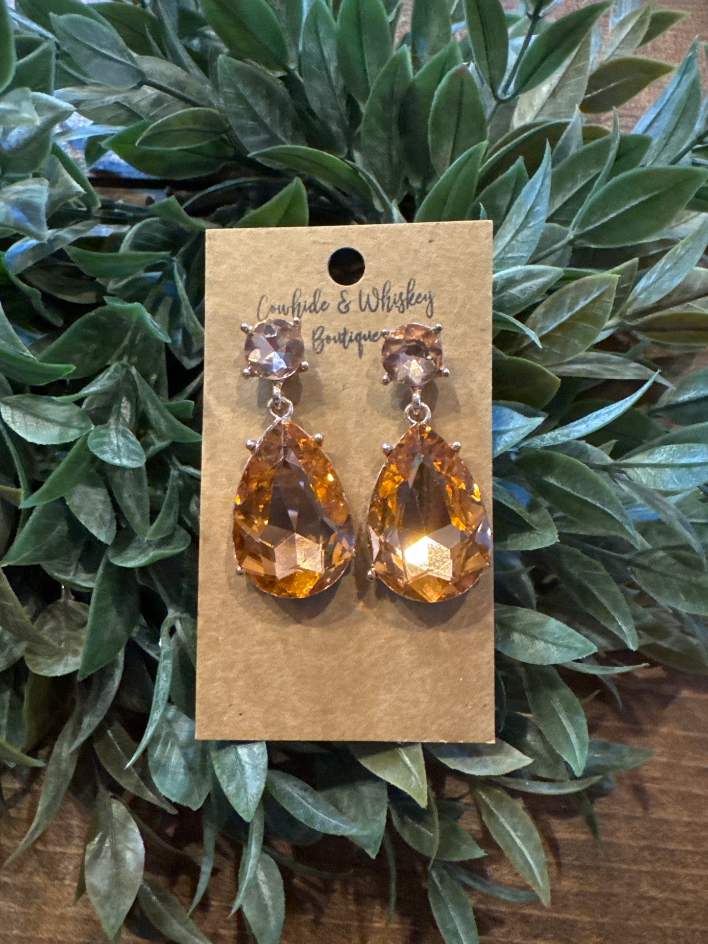 Ginger Gem - Earrings