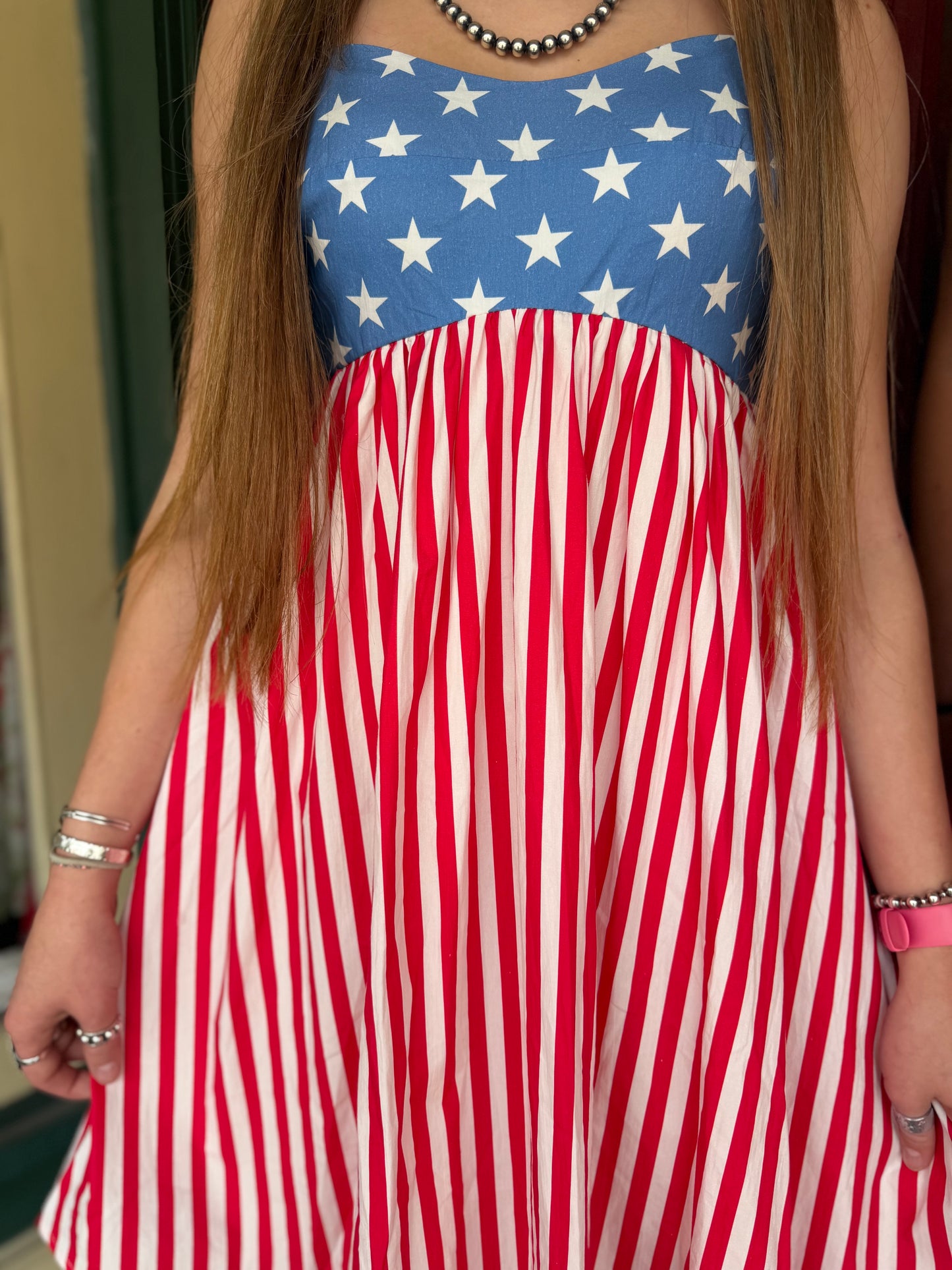 Sweet Liberty – Flag Tank Dress