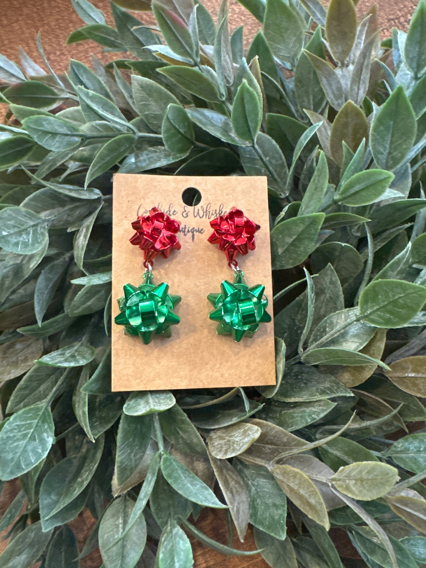 Double Present Bows - Earrings