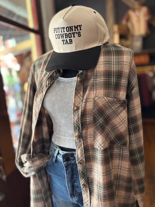 Campfire Cozy – Plaid Button Down*Plus*