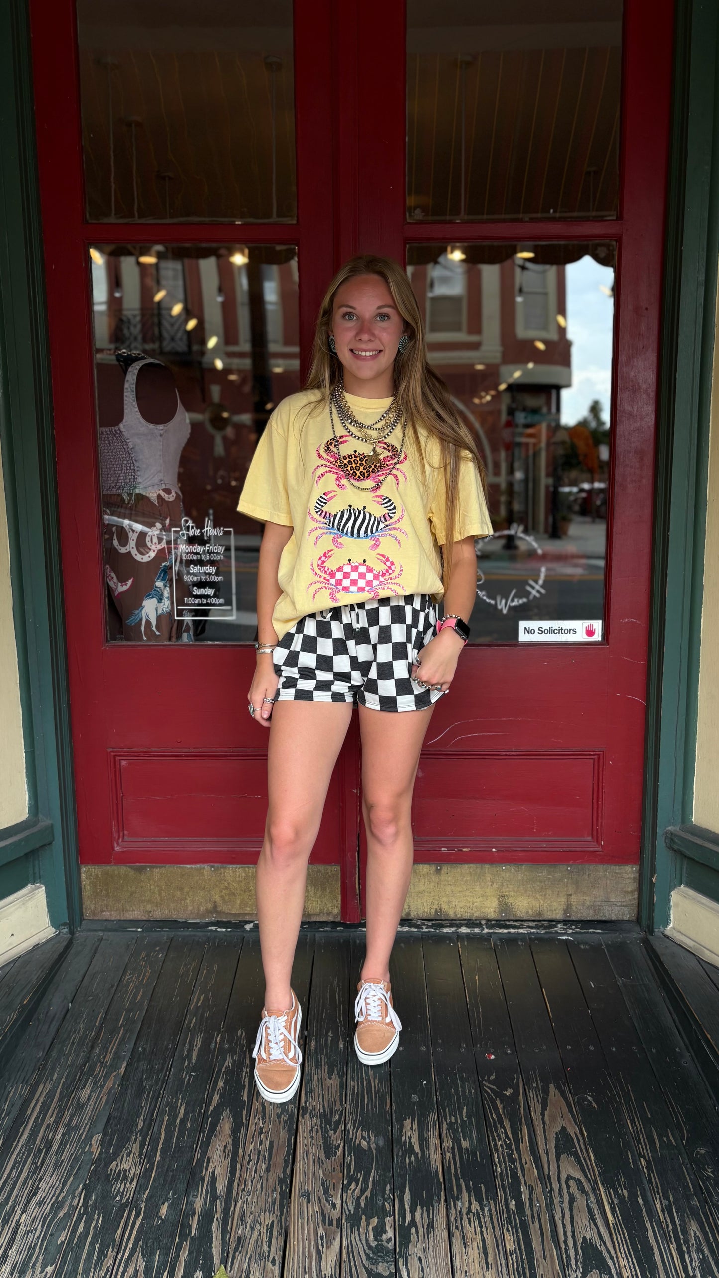 Checkered Charm – Checkered Shorts