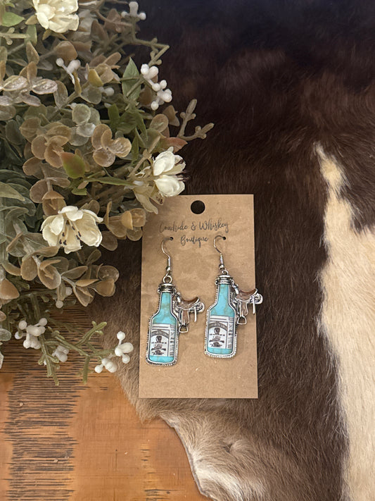 Whiskey Saddle - Earrings