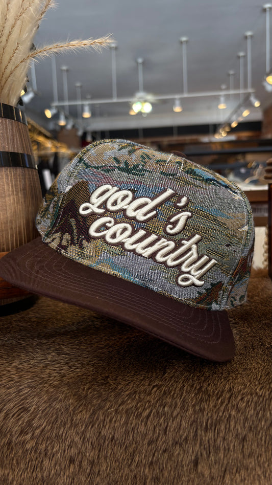 Gods Country-Western Trucker Hat