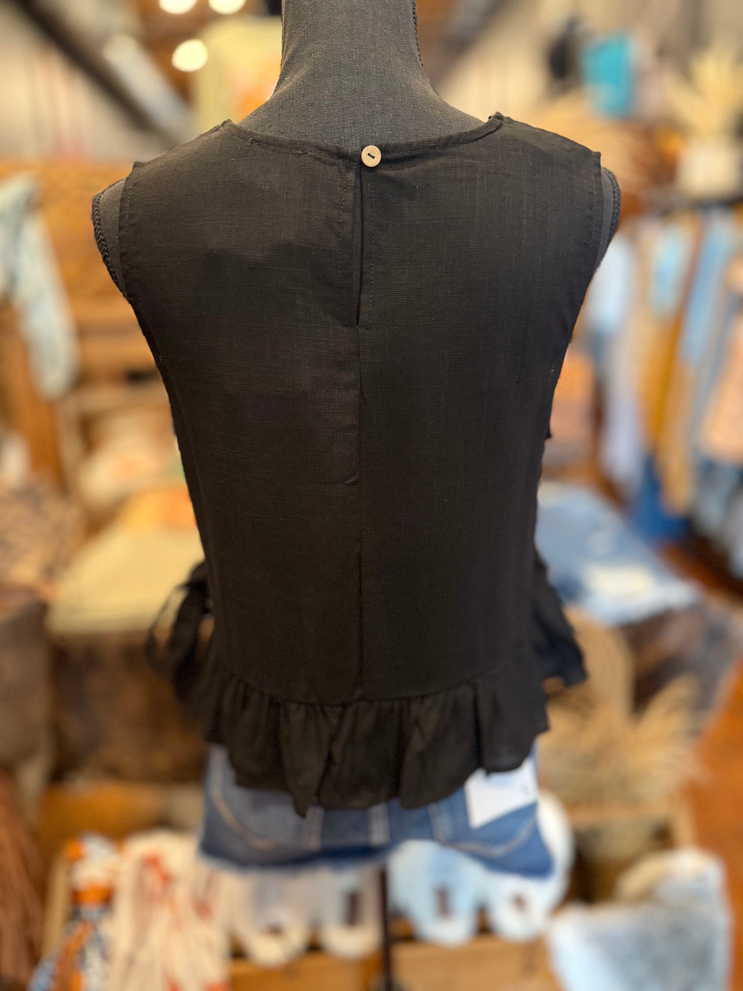 Southern Belle – Black Bow Side Tank