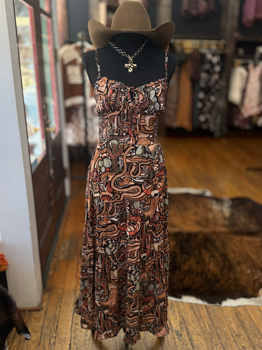 Western Mirage – Maxi Dress