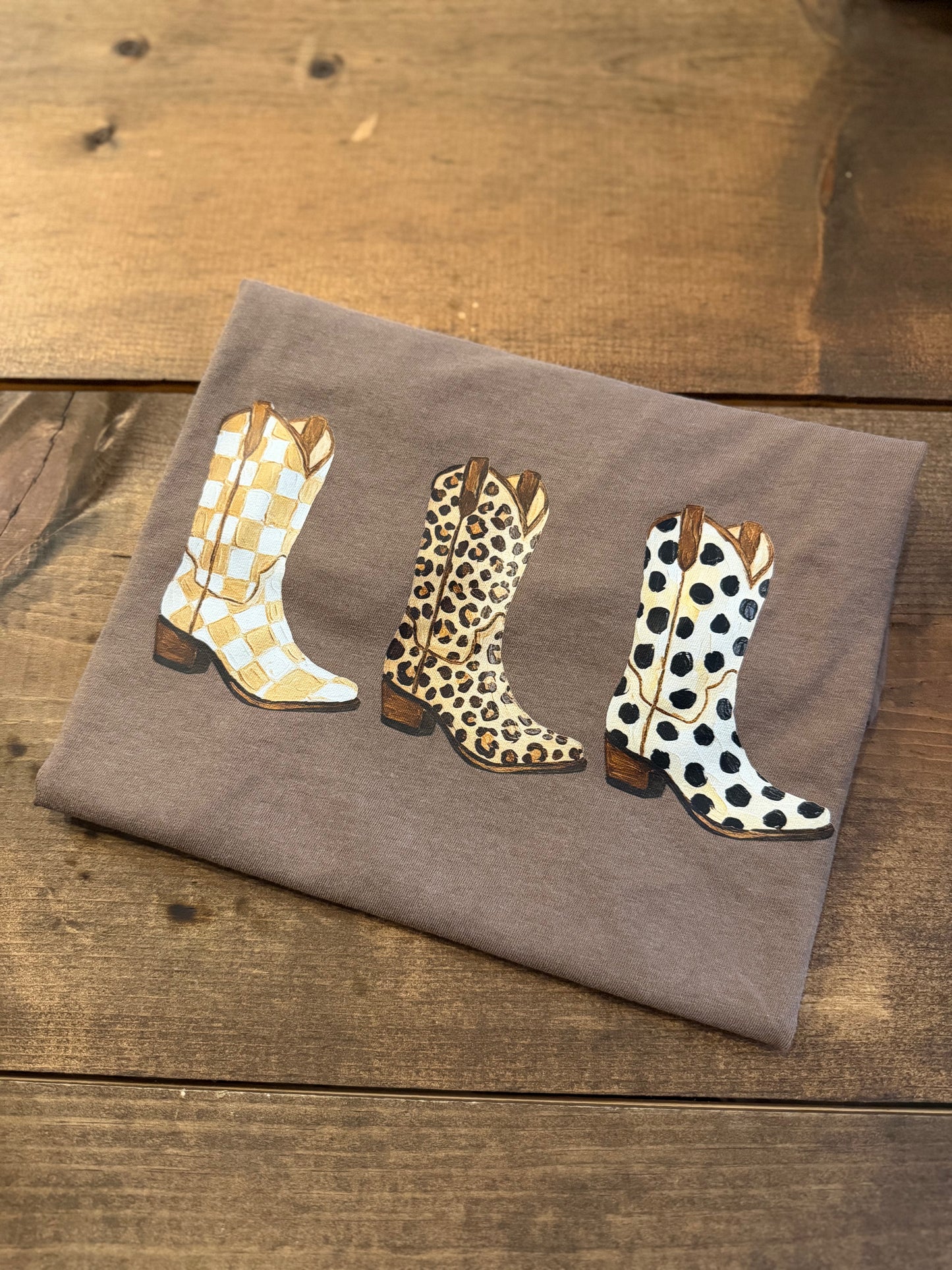 Boot Trio - Espresso Graphic Tee