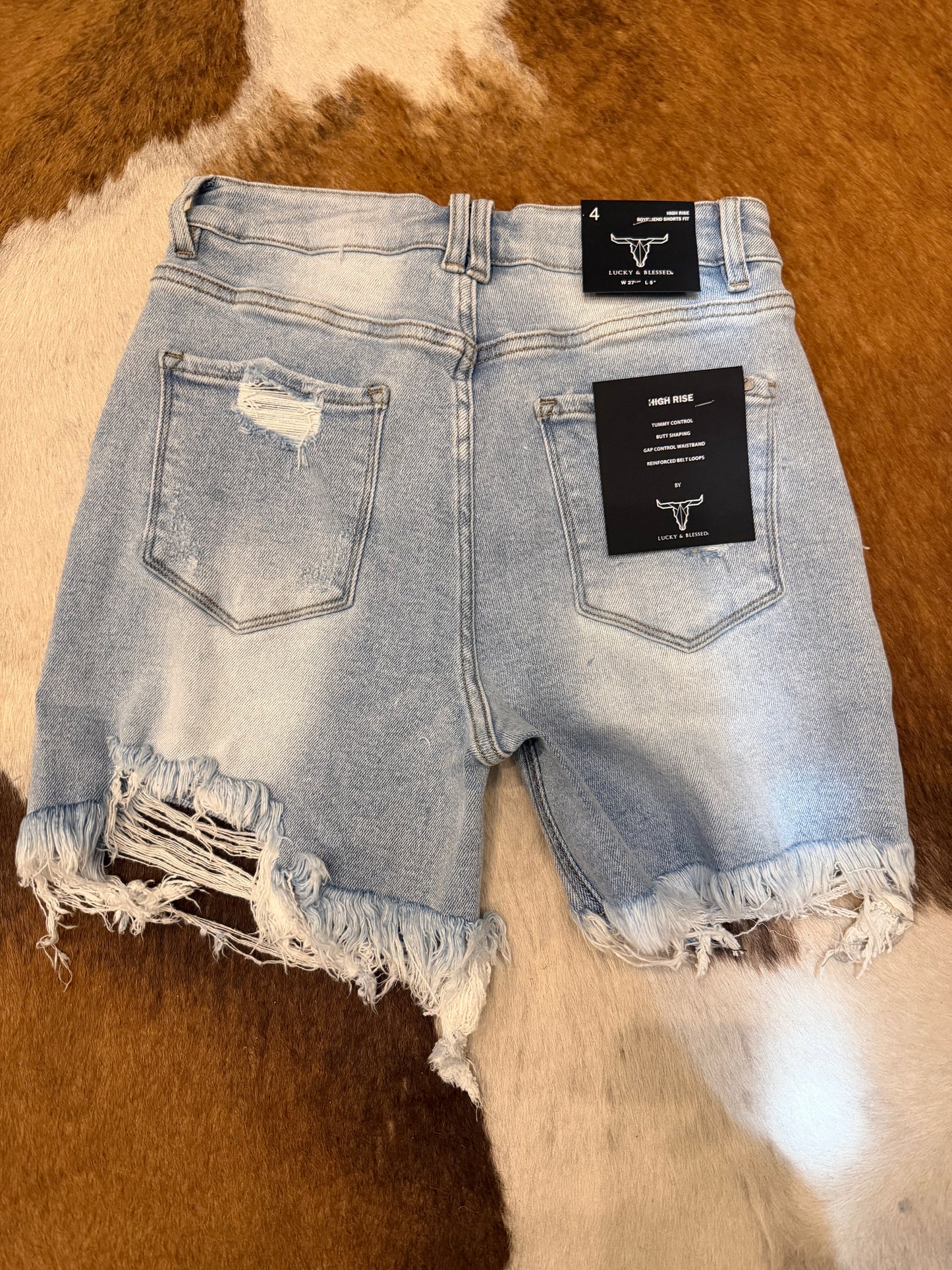 The Brylie’s – High Rise Denim Shorts